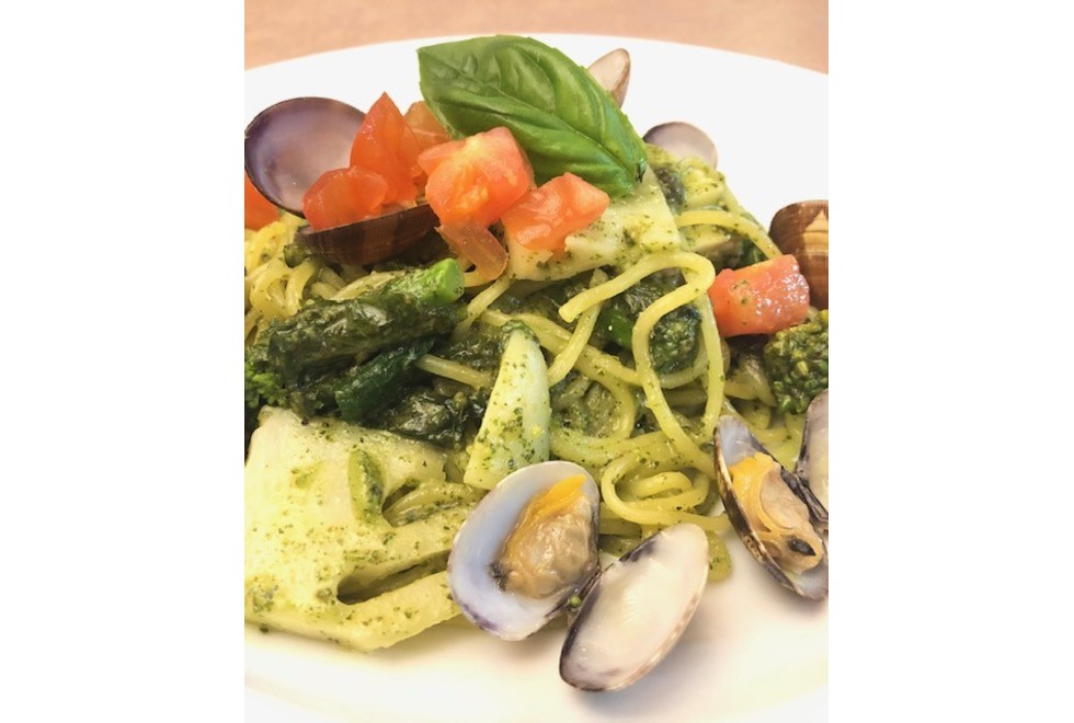 春パスタ