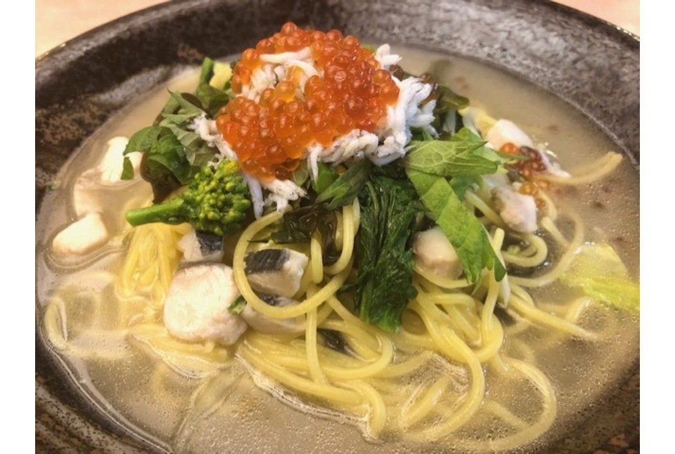 春パスタ